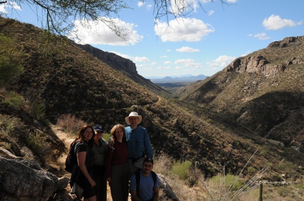 Sabino Canyon Recreation Area in Coronado National Forest Phoneline Trail friends