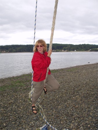 Swing on Eagle Island, Puget Sound, Washington