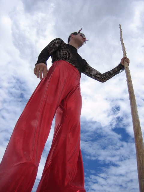 Burning Man 2007 Stilt Walker