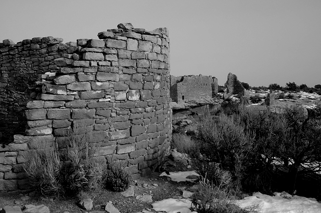 Hovenweep National Monument Park Square Tower Group Ancestral Puebloan Anasazi Ruins Round Building And Hovenweep Castle