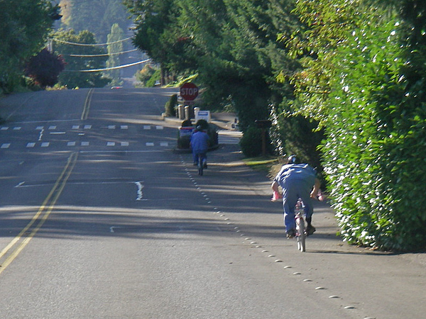 Medina Amazing Race Racing Children's Bikes Through Neighborhood Streets