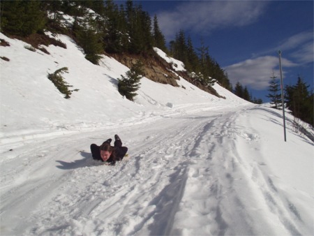 Curtis Sledding