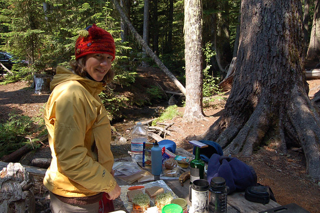 Karen At White River Campground In Mount Rainier National Park