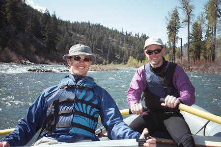 Steve And Brian Rafting Naches River