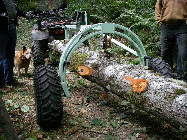 ATV Log Arch For Transporting Away Logs In Game Of Logging Tree Felling Yarding Bucking Chainsaw Safety Course In Oakville