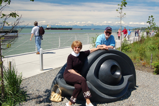 Eye Benches By Louise Bourgeois At Olympic Sculpture Park Seattle Art Museum, Mom And Dad