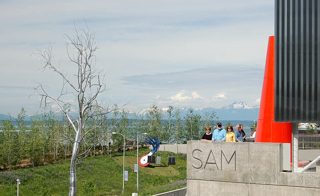 Entrance To Olympic Sculpture Park Seattle Art Museum PACCAR Pavilion