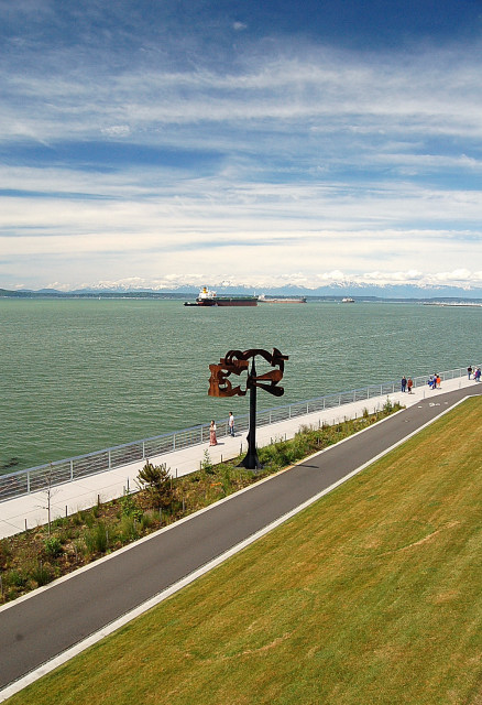 Schubert Sonata By Mark Di Suvero At Olympic Sculpture Park Seattle Art Museum