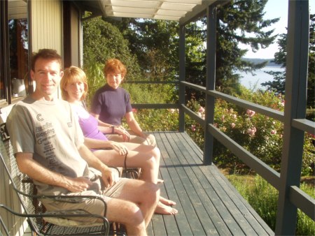 Porch Of Erin Brook Cottage, Salt Spring Island, British Columbia