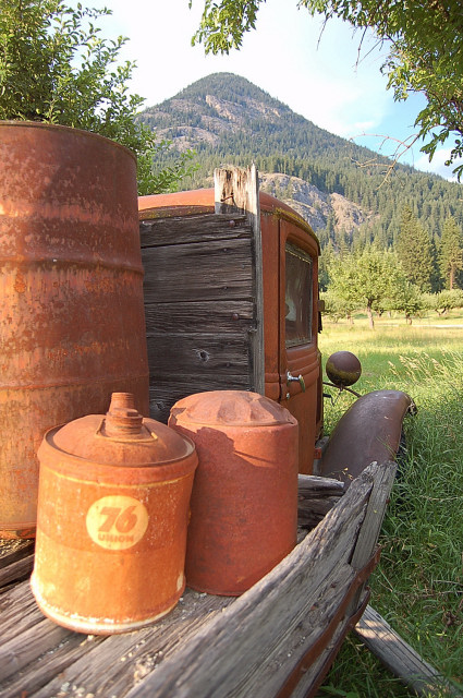 Buckner Orchard Truck, Stehekin, Lake Chelan