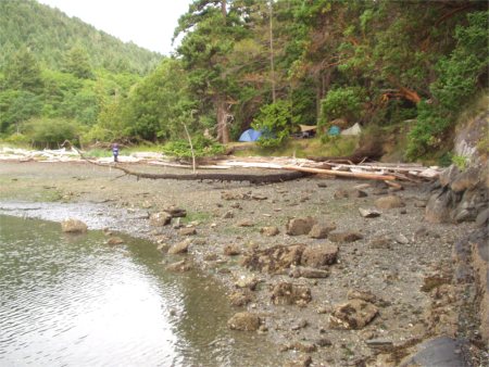 Reid Harbor Campsite At Stuart Island State Park