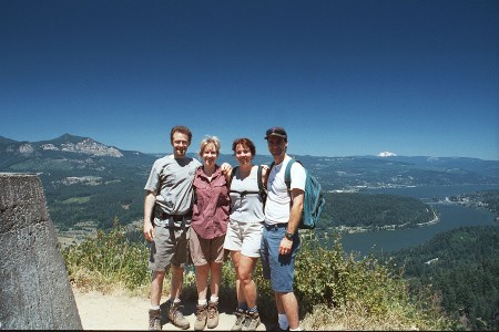 Wauna Point Above Columbia River Gorge