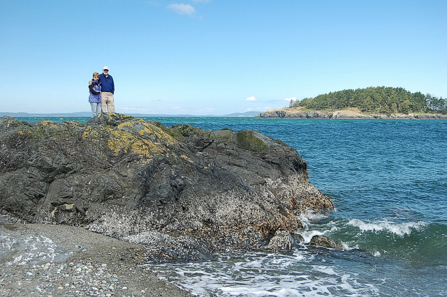 Mom And Dad At Deception Pass State Park, Oak Harbor, Whidbey Island, Washington