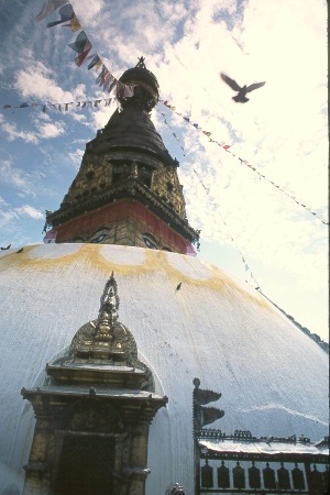 Swayambhunath Stupa - Aka The Monkey Temple - Of Bangkok Thailand