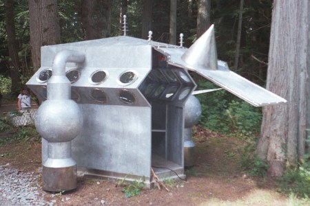 Spaceship Bus Shelter Of Camano Island Washington