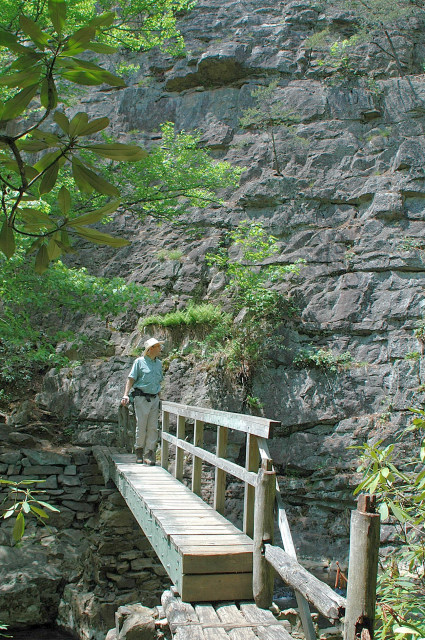 Bridge Over Laurel Creek In Tennessee Pond Mountain Wilderness