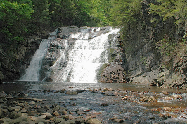 Laurel Falls In Tennessee Pond Mountain Wilderness, Laurel Creek