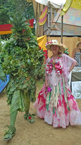 Oregon Country Fair Earth Man and Mother Nature