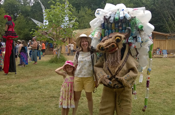 Oregon Country Fair RecyclaBull costume