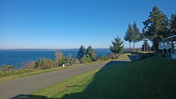 Puget Sound view at Archbishop Brunett Retreat and Faith Formation Center at The Palisades in Federal Way