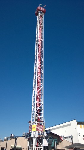Washington State Fair in Puyallup Extreme Scream tower ride