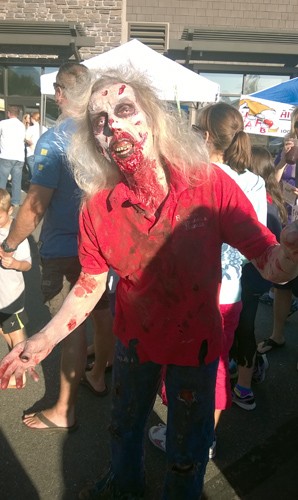 Zombie at Zombie Fest in Normandy Park