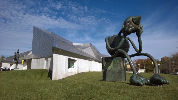 Crying Giant by Tom Otterness at Kemper Museum of Contemporary Art in Kansas City