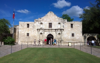 The Alamo front entrance San Antonio Texas