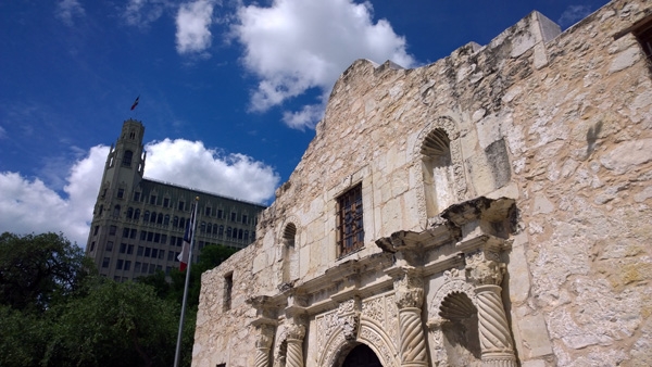 The Alamo front facade San Antonio Texas
