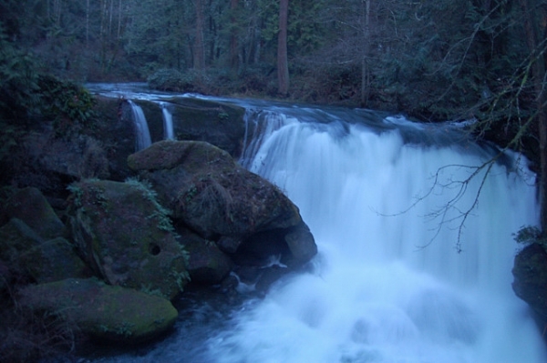 Whatcom Falls Park waterfall On Whatcom Creek In Bellingham