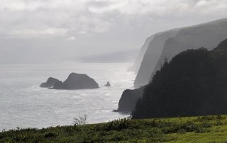 Pololu Valley Overlook Hawaii Pacific Ocean Cliffs