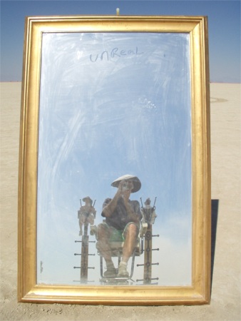 Mirror Chairs At Burning Man