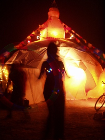 Stupa Dancer At Burning Man