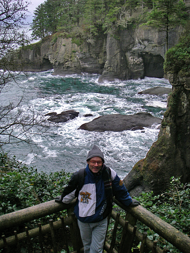 Cape Flattery Trail Makah Indian Reservation Olympic Peninsula North Side Cove Overlook Michael