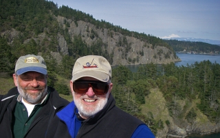 Deception Pass Bridge With Views Of Pass Island Fidalgo Island Mt Baker