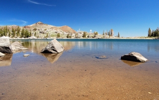 Frog Lake In The Mokelumne Wilderness Accessed From Carson Pass