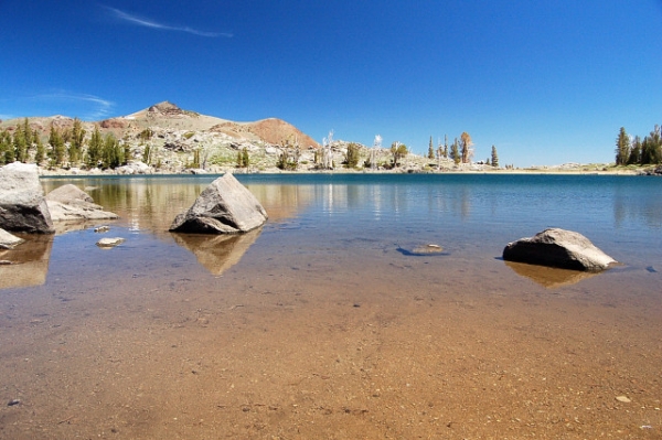 Frog Lake In The Mokelumne Wilderness Accessed From Carson Pass