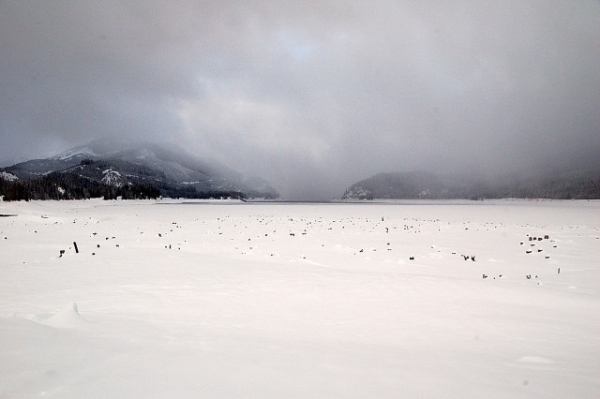 View Looking West Across Keechelus Lake From Dam On That Dam Loop Trail