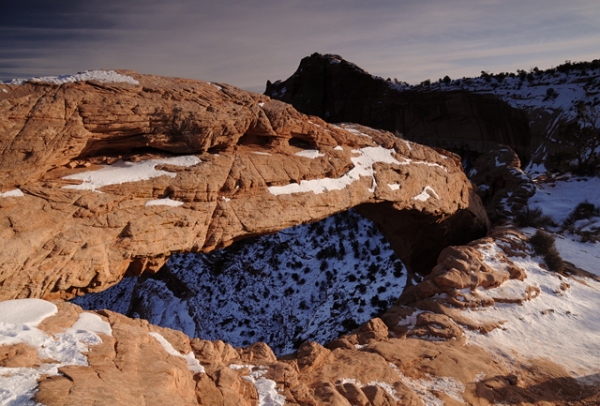 Mesa Arch At Sunset Canyonlands National Park Utah