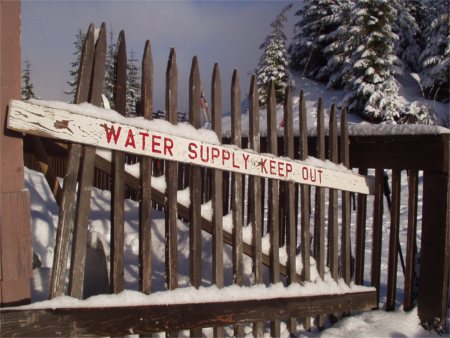 Water Supply At Copper Creek Cabin