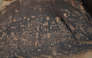 Newspaper Rock State Park Historical Monument Ancestral Puebloan Anasazi Petroglyphs