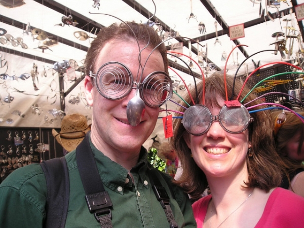 Spoonman Kitchen Utensil Glasses At Seattle Northwest Folklife Festival