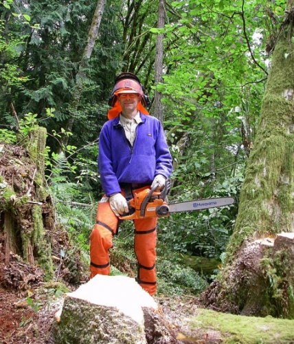 Lumberjack Scott In Game Of Logging Tree Felling Yarding Bucking Chainsaw Safety Course In Oakville