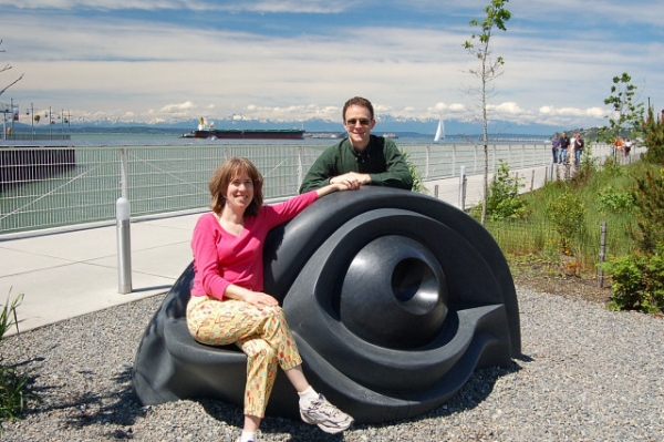 Eye Benches By Louise Bourgeois At Olympic Sculpture Park Seattle Art Museum, Karen And Scott