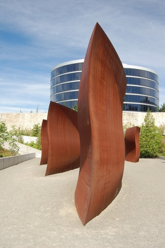 Wake By Richard Serra At Olympic Sculpture Park Seattle Art Museum