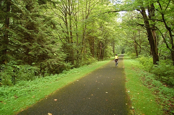 Preston Snoqualmie Trail Bicycle Path For Running Walking Biking