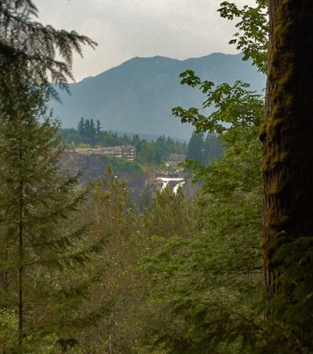 Preston Snoqualmie Trail Viewpoint Of Snoqualmit Falls And Salish Lodge And Spa