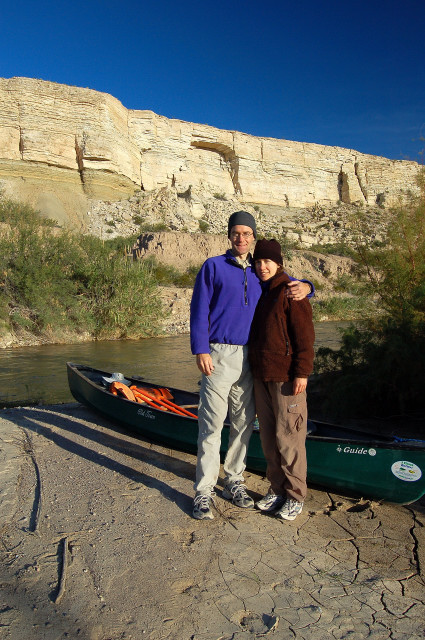 At Our Campsite On The Rio Grande Near The Entrance To Santa Elena Canyon On A Gravel Island Between Big Bend National Park Texas And Mexico