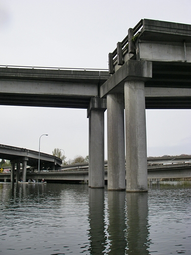 Seattle Arboretum Unfinished On-Ramp Off-Ramp 520 Bridge