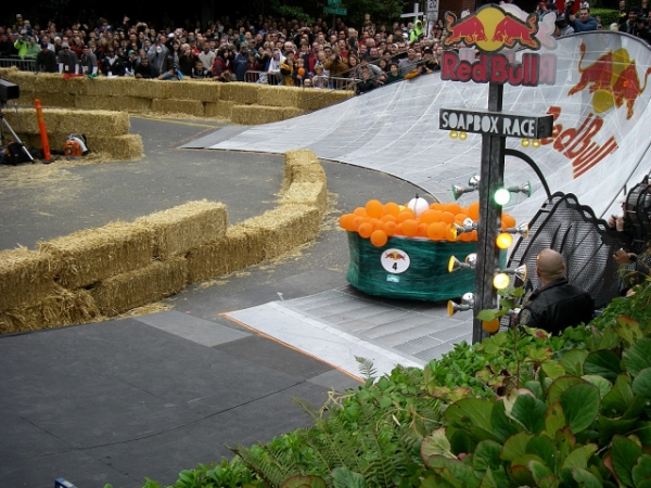 Seattle Fremont Red Bull Soap Box Derby bowl of caviar